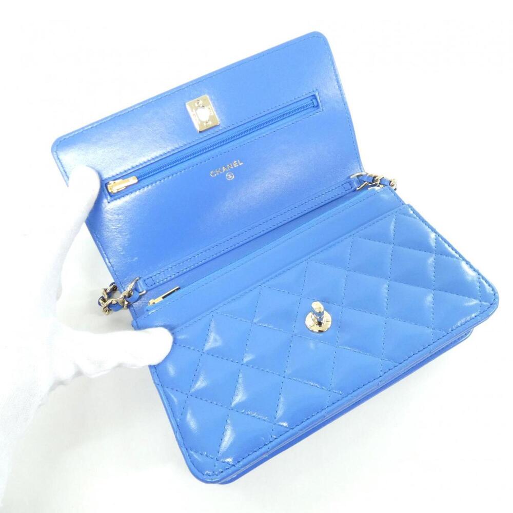 CHANEL Blue Wallet - Picture 6 of 8